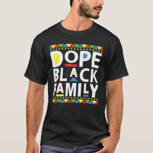 T-shirt Rassemblement de la famille noire correspondant au