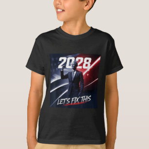 T-shirt Rassemblement politique patriotique Vintage Obama