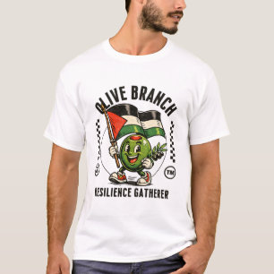 T-shirt Rassembleur de résilience de branche d'olivier