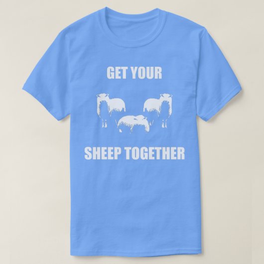 T-shirt Rassemblez vos moutons (Design devant)