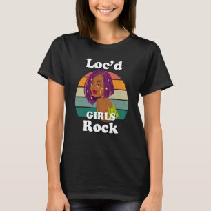 T-shirt Rasta Cheveux Dreadlocks Loc'd Black Girl Rock Mel