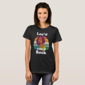T-shirt Rasta Cheveux Dreadlocks Loc'd Black Girl Rock Mel (Devant entier)