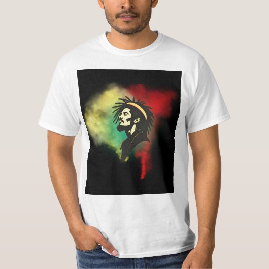 T-shirt #rasta est loveT-shirt (Devant)