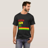T-shirt Rasta IRON LION ZION Reggae (Devant entier)
