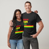 T-shirt Rasta IRON LION ZION Reggae (Unisexe)