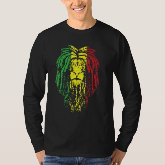 T-shirt Rasta Jamaica Lion (Devant)
