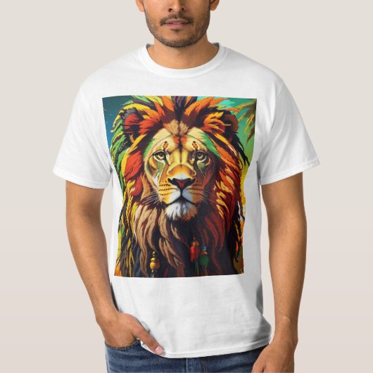 T-shirt Rasta Lion (Devant)