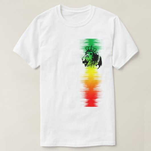 T-shirt Rasta - Lion de Juda (Design devant)