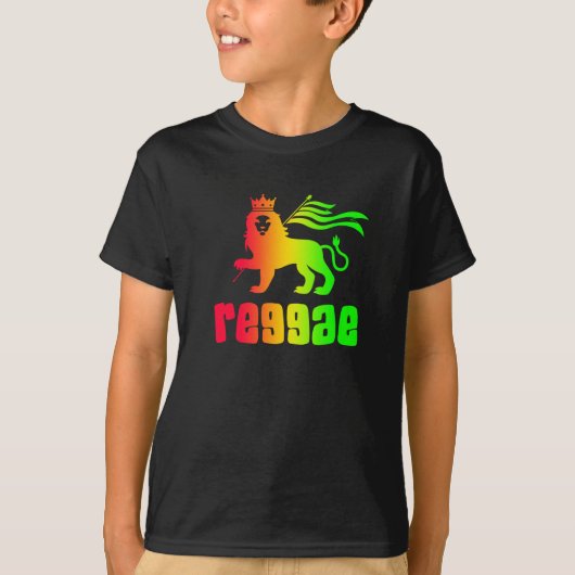 T-shirt Rasta Lion Reggae (Devant)