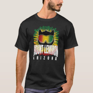 T-shirt Rasta Mt Lemmon AZ Reggae Chat Chaton avec Ski Jam