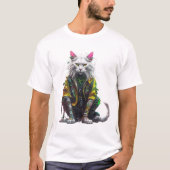 T-shirt Rasta Neon Chat (Devant)