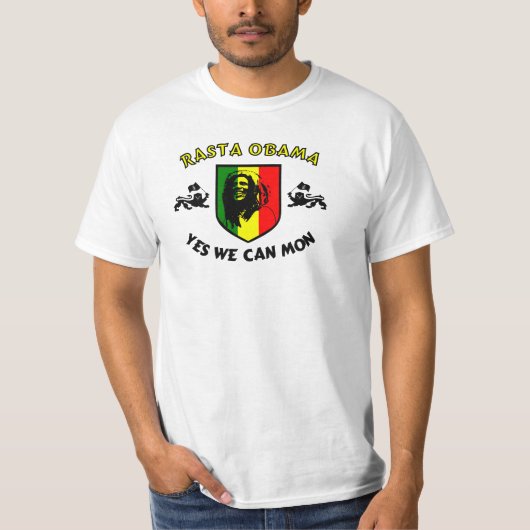 T-shirt Rasta Obama (Devant)