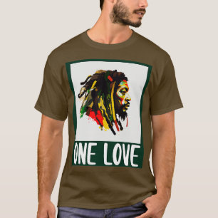 T-shirt Rasta One Love Reggae Rastafari Jamaïque