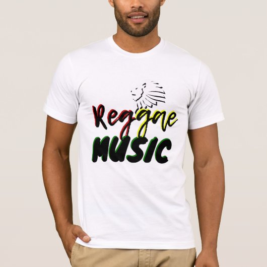 T-Shirt Rasta Reggae Music (Devant)