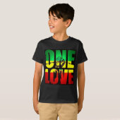 T-SHIRT RASTA UN AMOUR (Devant entier)