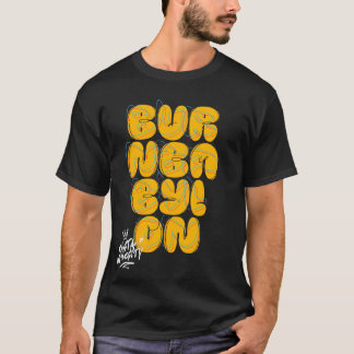 T-shirt Rasta Université Burn Babylon Graffiti Style Regga