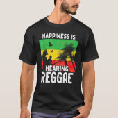 T-shirt Rastafari Caraïbes Rasta Reggae Musique Aimer Jama (Devant)