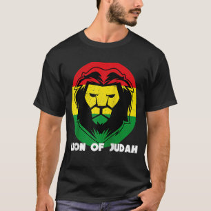 T-shirt Rastafari Tête Lion Jamaïque Souvenir Rasta Roots