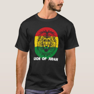 T-shirt Rastafari Tête Lion Jamaïque Souvenir Rasta Roots
