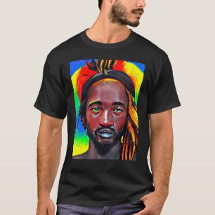 T-shirt Rastaman Reggae Dub Jah Rasta design_6