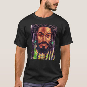 T-shirt Rastaman Reggae Dub Jah Rasta design Premium_28