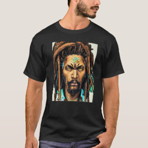 T-shirt Rastaman Reggae Dub Jah Rasta design Premium_34