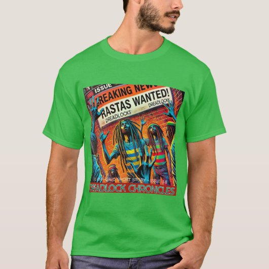 T-SHIRT RASTAS RECHERCHÉ - DREADLOCK CHRONICLES NUMÉRO 18 (Devant)