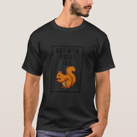 T-shirt Rat à queue touffue (Devant)