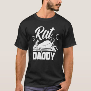 T-shirt Rat Daddy Rats mignon Animal Papa Père Papa Père P