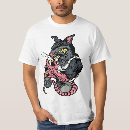 T-SHIRT RAT DE GYM (Devant)