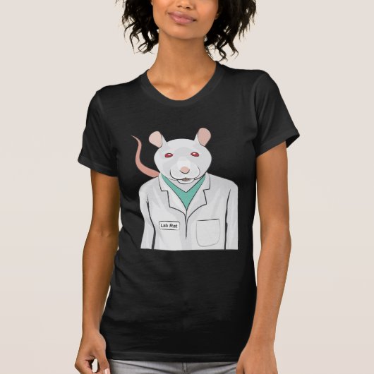 T-shirt Rat de laboratoire (Devant)