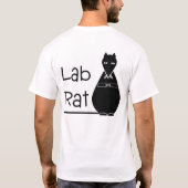 T-shirt Rat de laboratoire de club de la Science (Dos)