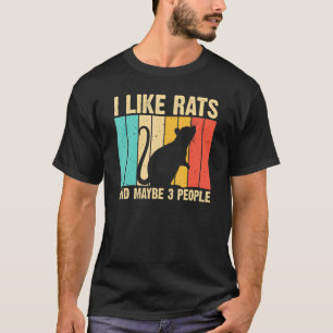 T-shirt Rat Design Rat Hommes Femmes Souris Rodent Introdu