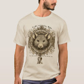 T-Shirt "Rat du zodiaque chinois" (Devant)