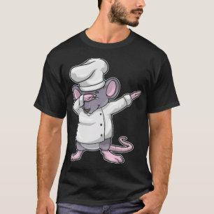 T-shirt Rat en tant que Chef avec Chefs casquette aux cuis