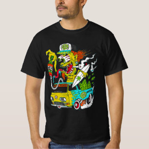 T-shirt Rat Fink trixie black hell n'a pas fury Merchandis
