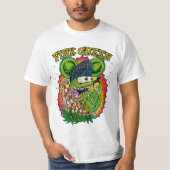 T-shirt Rat fink vert (Devant)