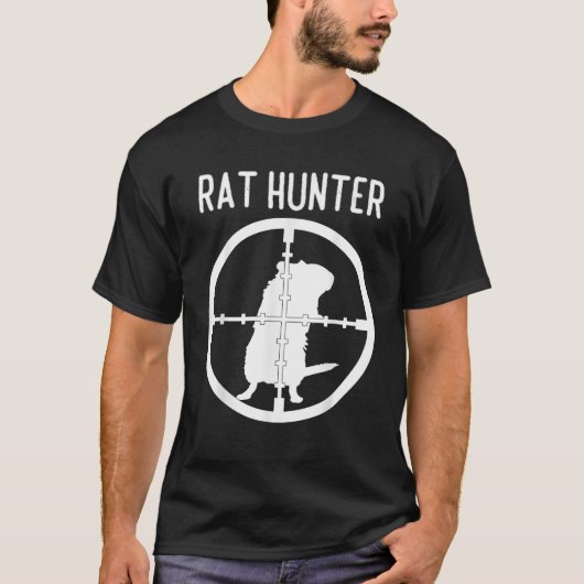 T-shirt Rat Hunter Mouse Control Expert Tee (Devant)