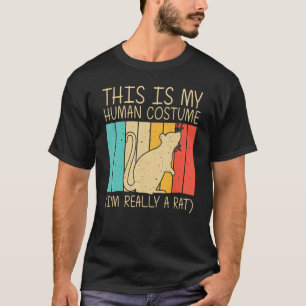 T-shirt Rat Migné Pour Hommes Femmes Souris Rat River Rat