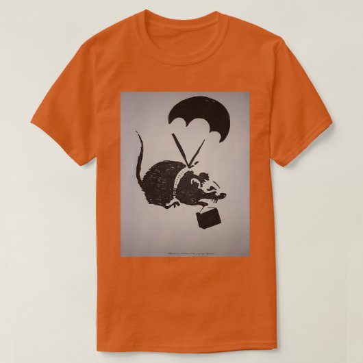 T-shirt Rat parachuté (Design devant)