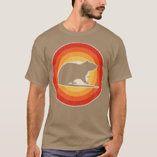 T-shirt Rat Retro Sunset Vintage 60s les années 70 pour Ho