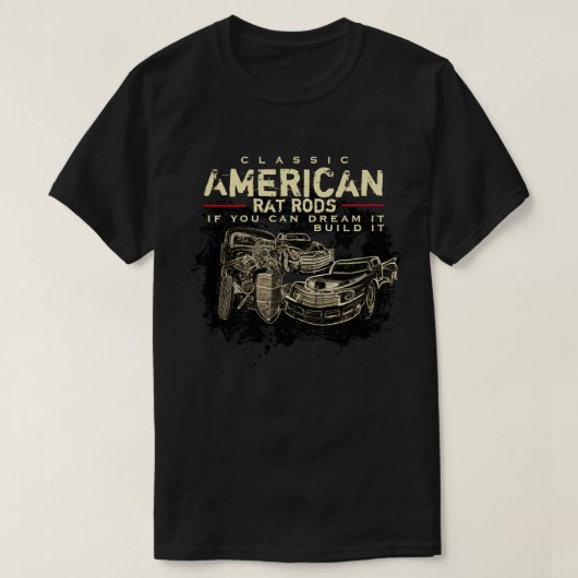 T-shirt Rat Rods Dark Vêtement (Design devant)
