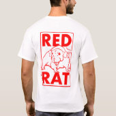T-shirt Rat Rouge (Dos)