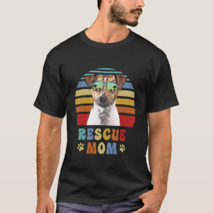 T-shirt Rat Terrier Adopter Foster Secourir Chien Maman