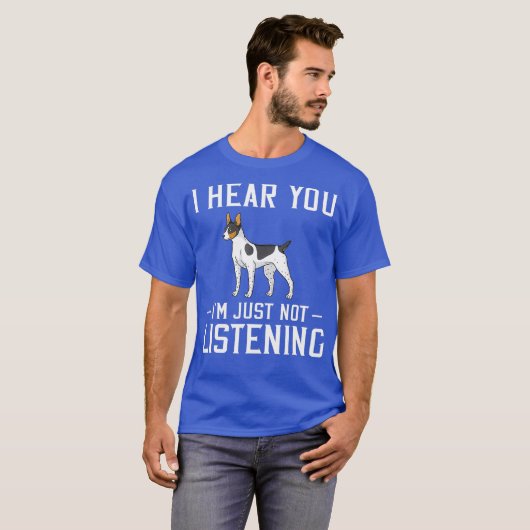 T-shirt Rat Terrier Chien Chien Chien Chien Chien Chien Ch (Devant entier)