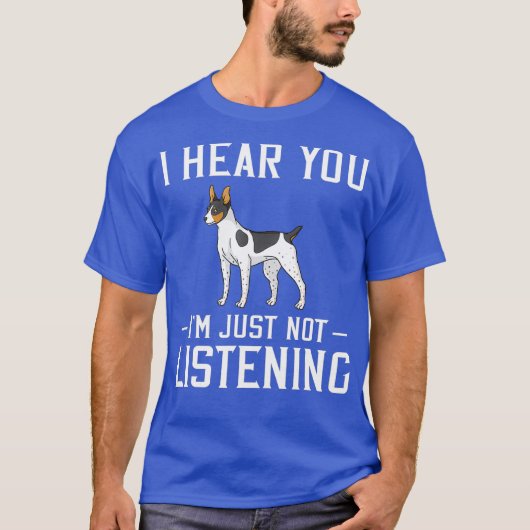 T-shirt Rat Terrier Chien Chien Chien Chien Chien Chien Ch (Devant)