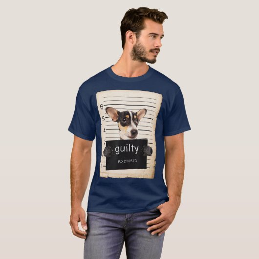 T-shirt Rat terrier chien Chien mug tiré mauvais chien (Devant entier)
