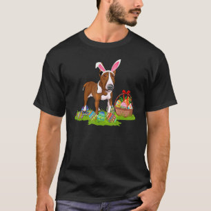 T-shirt Rat Terrier Chien de Pâques Chasse aux oeufs Bunny