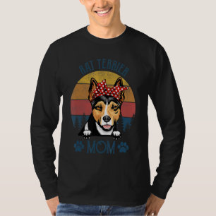 T-shirt Rat Terrier Maman Chien Mama Mères Jour 1