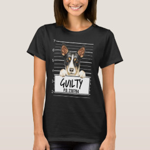 T-shirt Rat Terrier Mugshot Chien Coupable